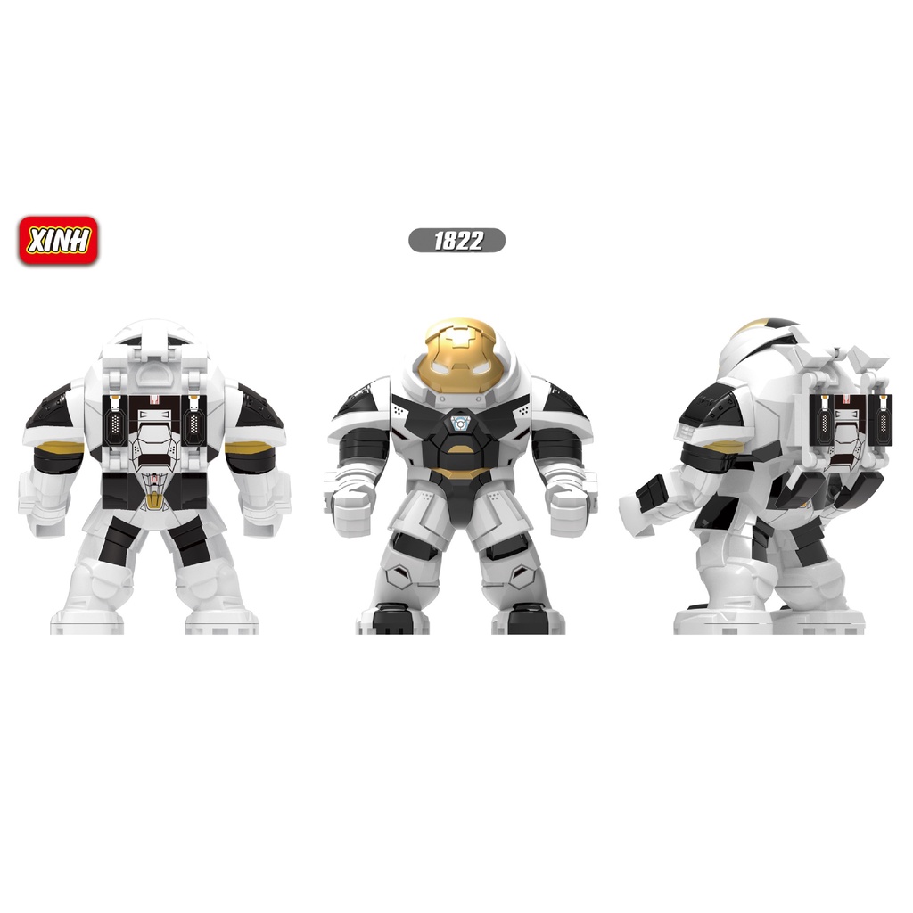 BIGFIG Siêu Anh Hùng Marvel DC MCU Robot Hulkbuster MK39 XH1822 - Đồ Chơi Lắp Ráp Siêu Nhân