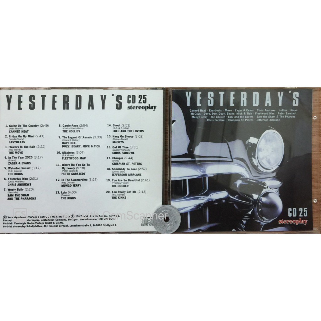 stereomate - CD gốc: Stereoplay Yesterday's CD 25