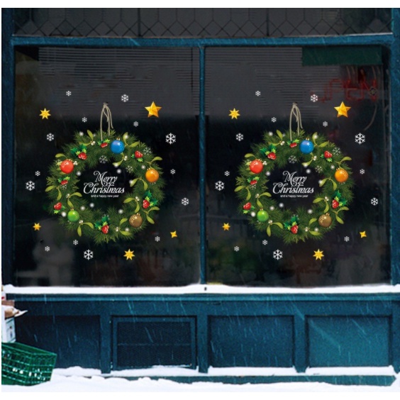 Decal Trang Trí Noel - Rèm vòng