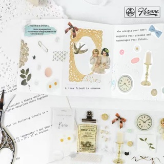 Sticker dán trang trí sổ vintage