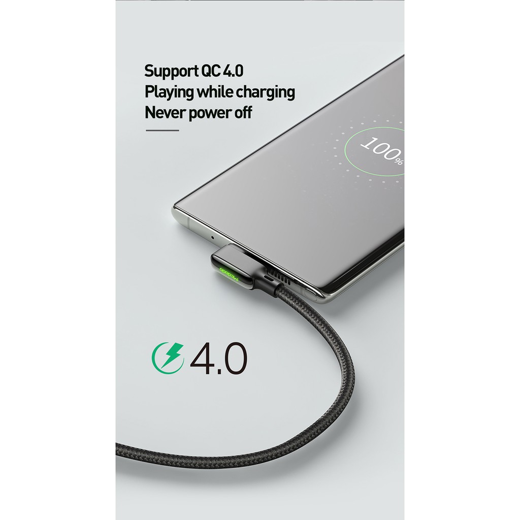 Cáp Dữ Liệu Mai Duoduo USB Type-C 90 Độ Hình Chữ L CA-7521 Chuyên Dụng Chất Lượng Cao