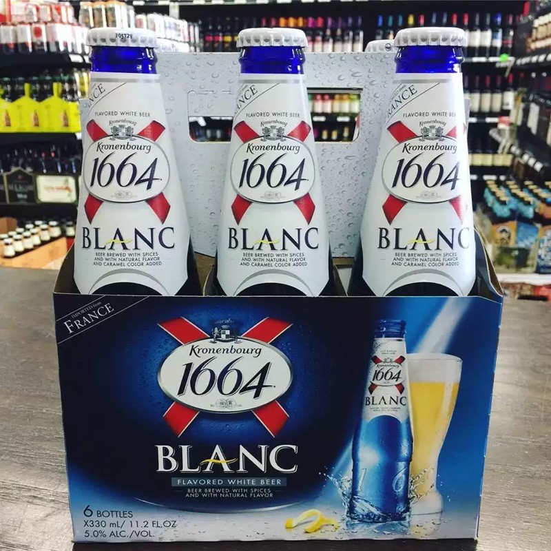 Bia Blanc 1664 - lốc 6 chai 330ml