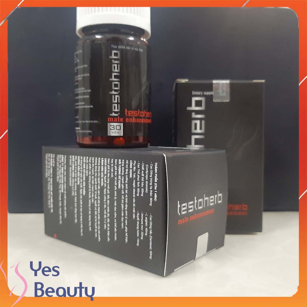 Viên Tăng Cường Sinh Lý Testoherb - Khơi Dậy Bản Lĩnh Phái Mạnh - Chính Hãng Phiên Bản 30 Viên
