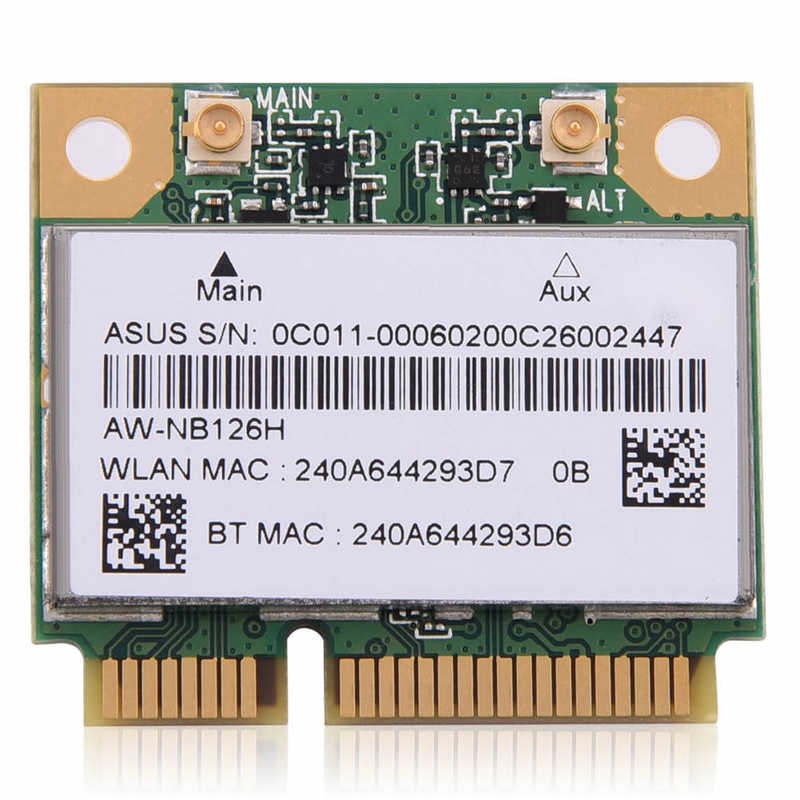 [Seller Recommend] Bluetooth WIFI 2 in 1 Wireless Card Mini PCI-E Slot DELL 2.4G