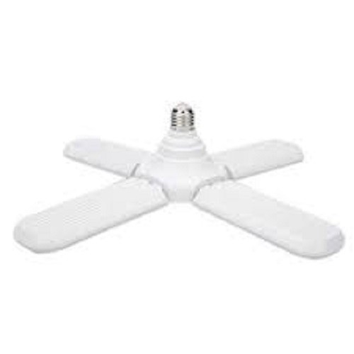 Bóng đèn led hình 4 cánh quạt 60w siêu sáng - bảo hành 1 năm. Gấp gọn tiện lợi
