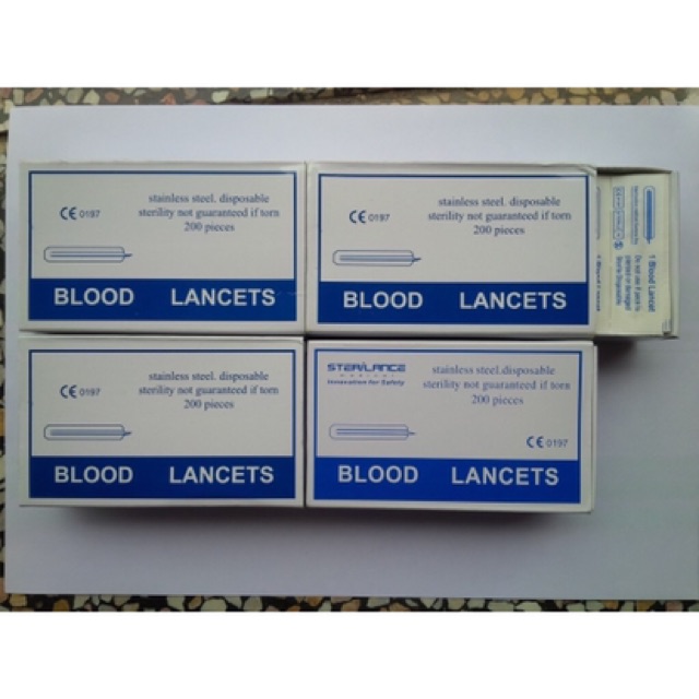 Kim nặn mụn chích máu Blood Lancets 200