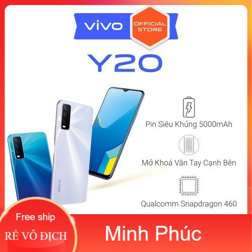 Điện Thoại Vivo Y20 4Gb/64Gb - Hàng Chính Hãng