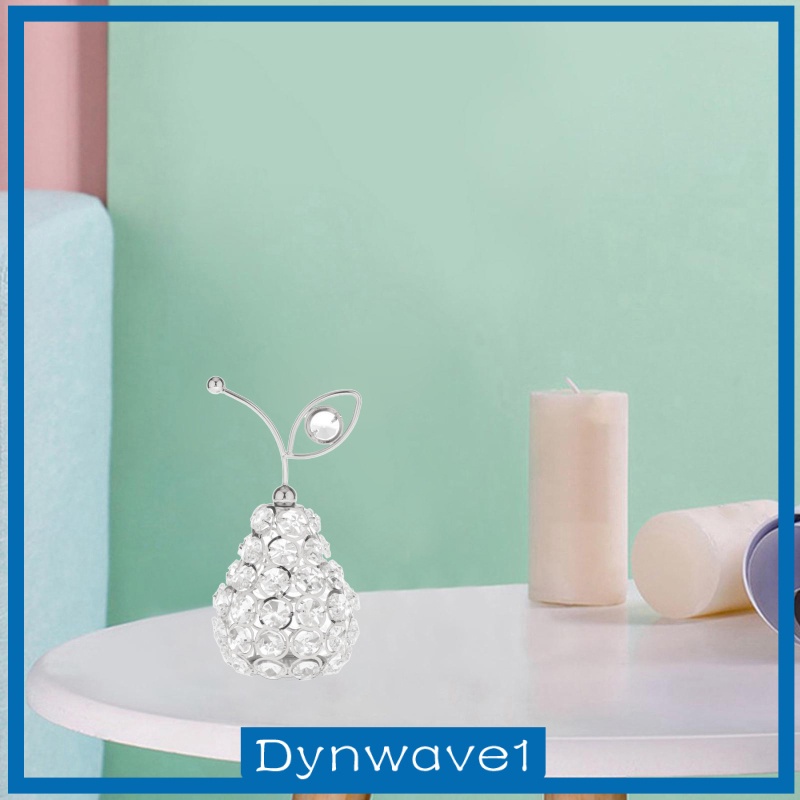 [DYNWAVE1] Crystal Fruit Ornaments Handmade Desktop Centerpiece Statue Home Decor Apple 1