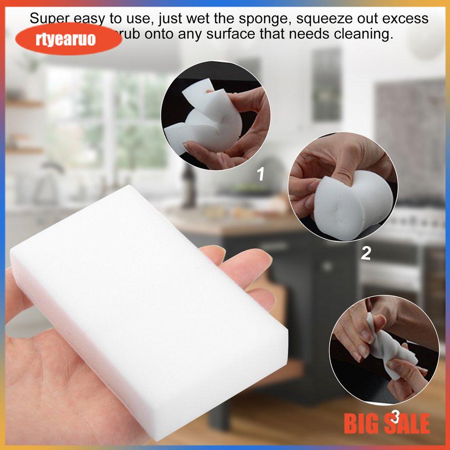 Set 10 miếng bọt biển thần kì dùng để lau chùi xe ô tô/ nhà bếp/ văn phòng