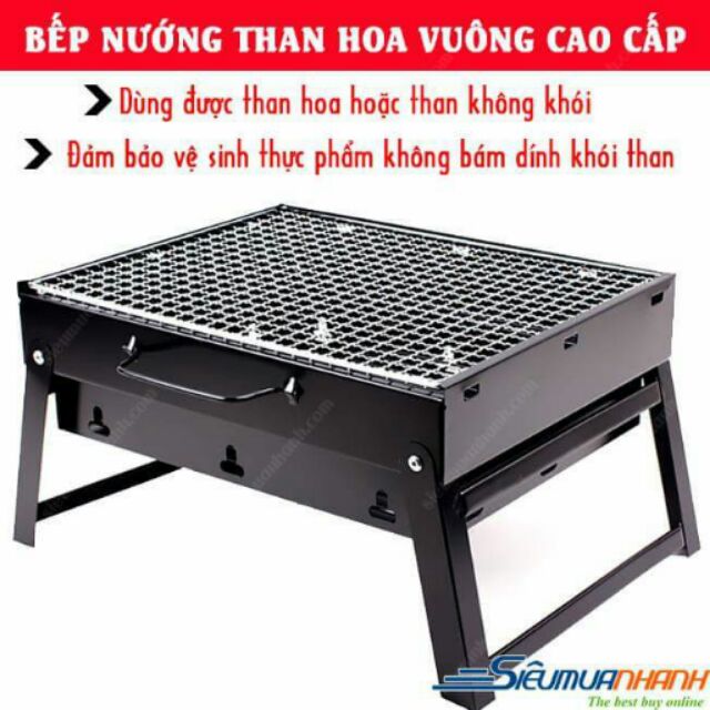 Bếp than hoa cao cấp có chân.