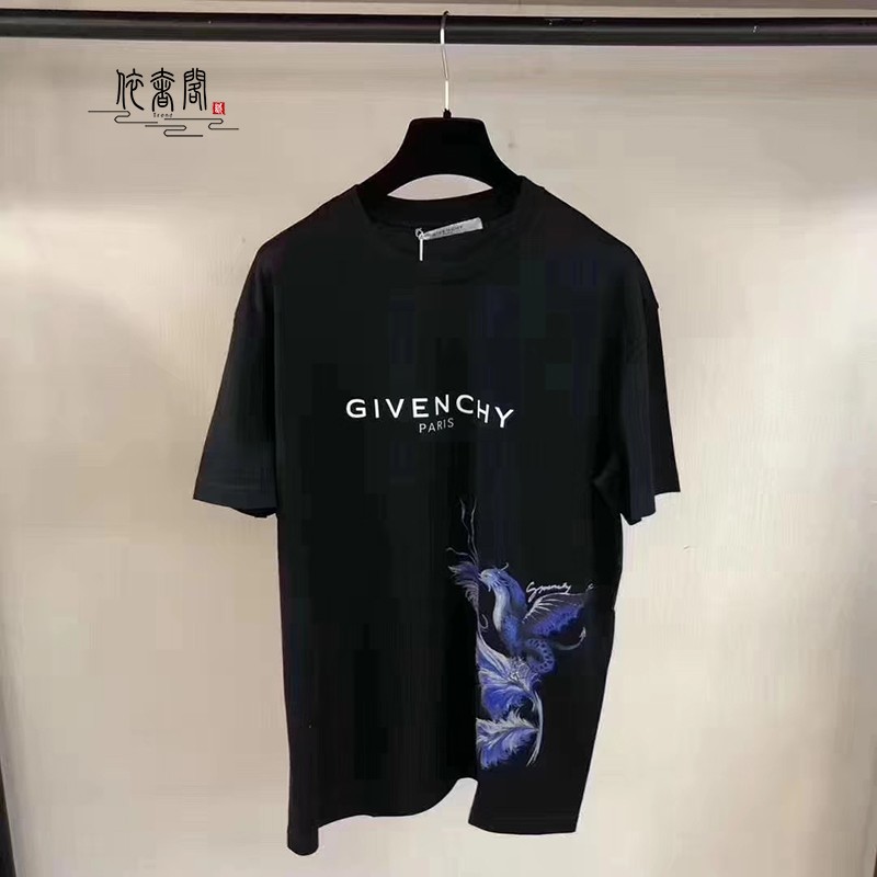 Áo Thun Ngắn Tay In Chữ Givenchy Thời Trang Cho Nam