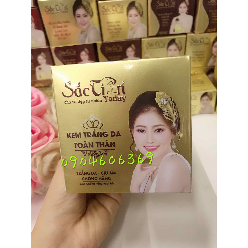 Kem Trắng Da Toàn Thân Body SẮC TIÊN 100g