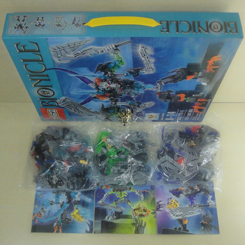 Mô hình lắp ráp Bionicle KSZ Skull Berserker 711-1 (phiên bản kết hợp)