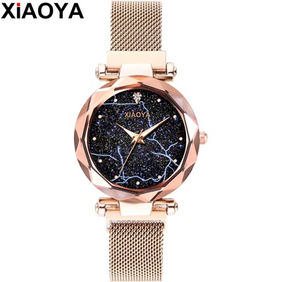 Đồng hồ đeo tay XIAOYA 1292 dây đeo bằng kim loại thời trang cho nữ