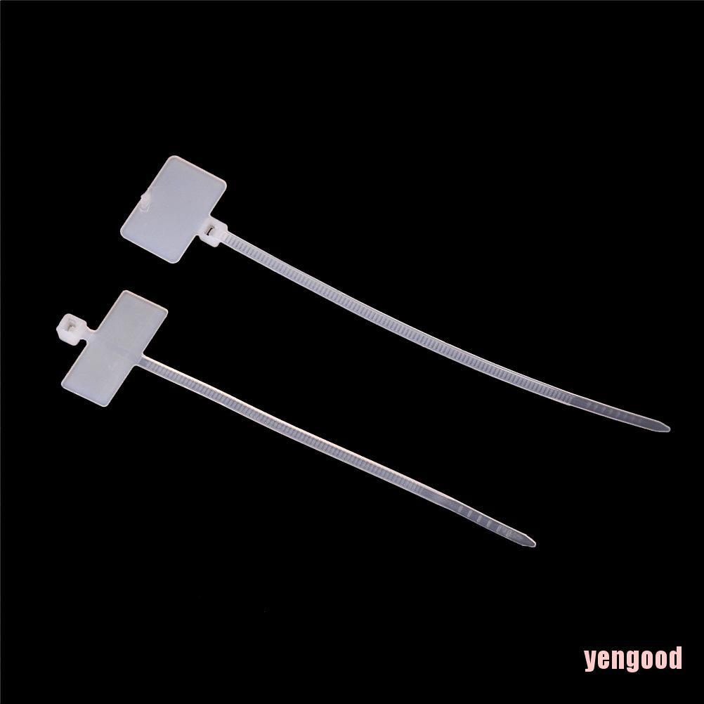 Bộ 100 sợi dây buộc cáp có thẻ đánh dấu RJ45 RJ12 chuyên nghiệp