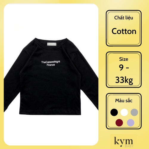 Áo Thun Dài Tay Firenze cho bé A333