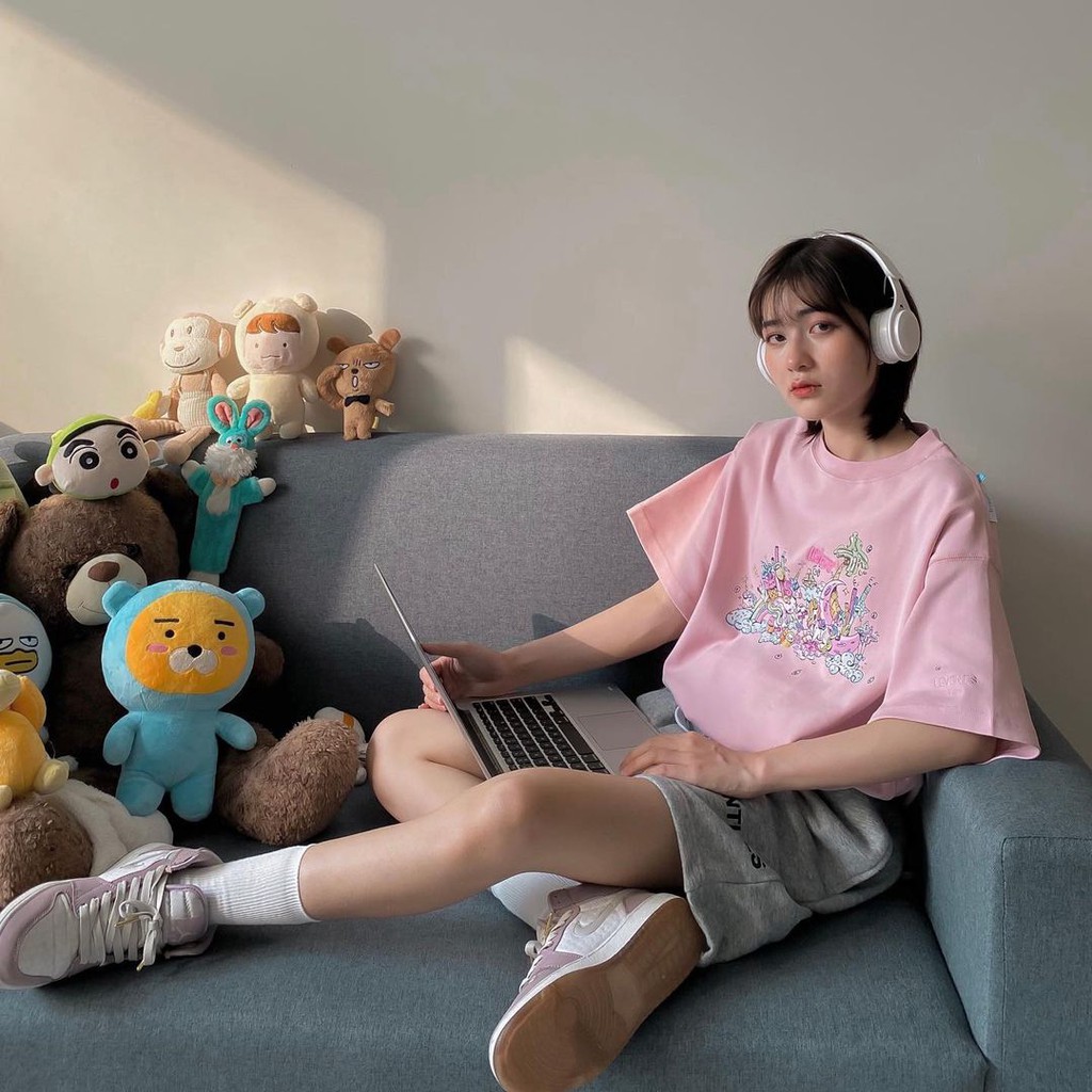 [Mã SKAMPUSHA8 giảm 8% đơn 300K] Áo thun LEVENTS Unicorn / Pink | BigBuy360 - bigbuy360.vn