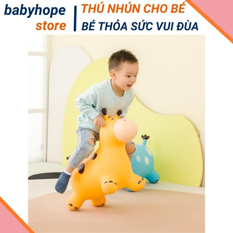 Hươu nhún cho bé chất nhựa cao cấp mẫu mới nhất  2021