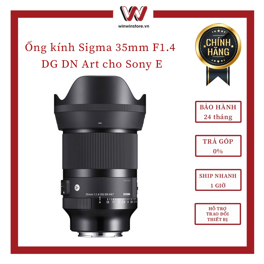Ống kính Sigma 35mm F1.4 DG DN Art cho Sony E
