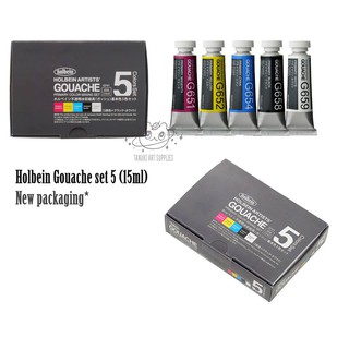 Màu Gouache Holbein set 15ml Primary Mixing Set
