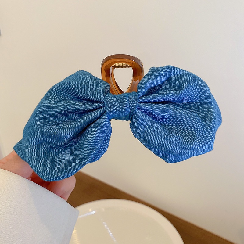 Kẹp Tóc Hình Cá Mập / Bông Hoa Phối Lưới Phong Cách Hàn Quốc Thời Trang