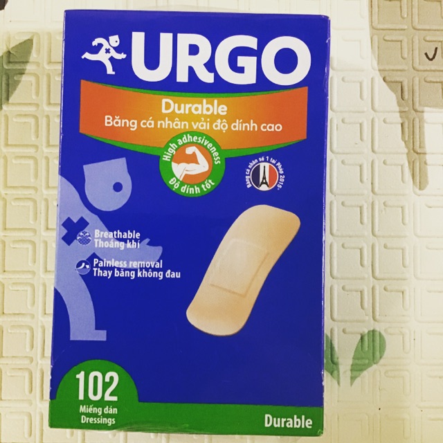 Băng cá nhân Urgo có độ dính cao (BCN urgo durable)