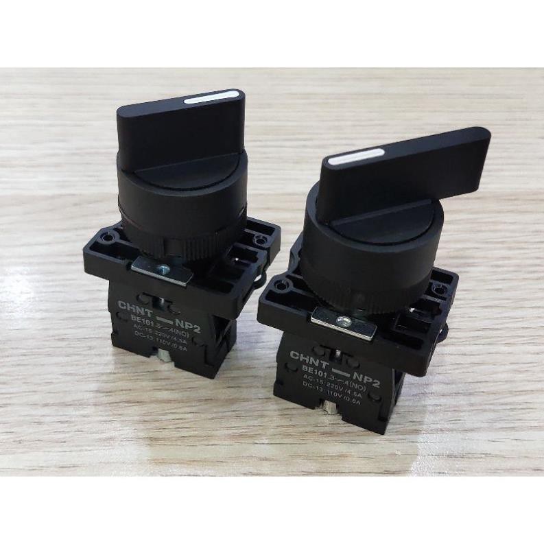 Chint Công tắc xoay NP2: 2 vị trí, 3 vị trí phi 22 NP2-ED21 NP2-ED33 Chint (hàng chính hãng)