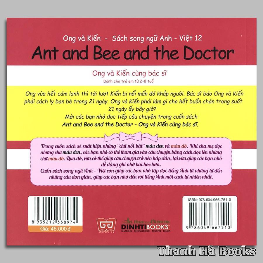Sách - Ong và Kiến 12 - Ong và Kiến cùng Bác sĩ - Học đếm các ngày trong tháng và không sợ ốm