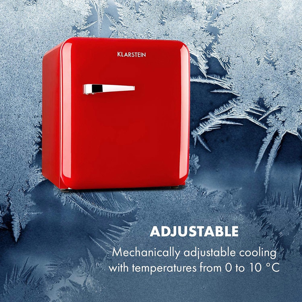 Tủ lạnh Klarstein Audrey Mini Retro 48L tươi trẻ và hiện đại, hàng Đức chính hãng
