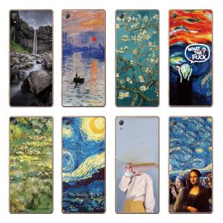 Ốp điện thoại TPU mềm họa tiết tranh Van Gogh cho Sony Xperia XA3/XA2 Ultra /Xperia 10 Plus/XA1 Plus