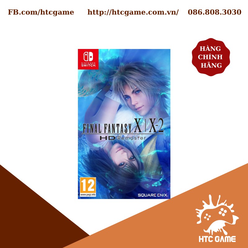 [Mã 159ELSALE hoàn 7% xu đơn 300K] Game Final Fantasy X-2 Remaster HD dành cho máy Nintendo Switch