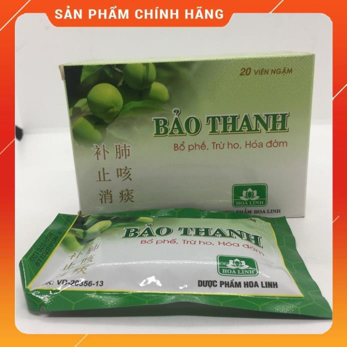 Viên ngậm Bảo Thanh hộp 20 viên