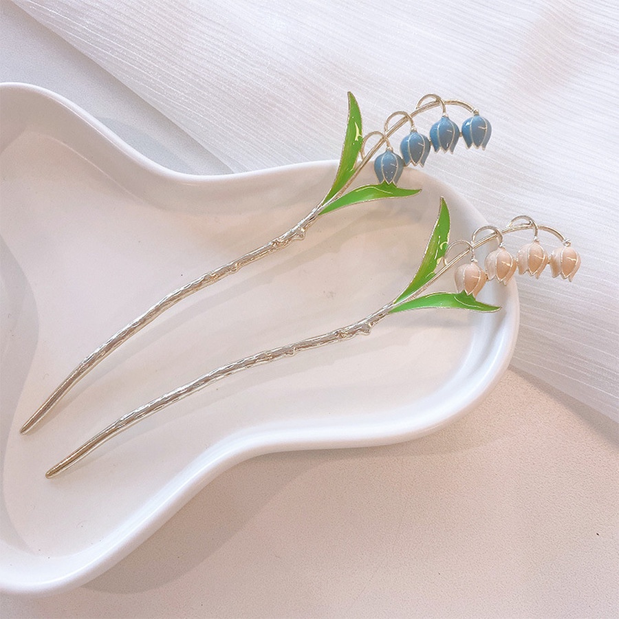 Trâm Cài Tóc Hợp Kim Hình Hoa Phong Cách Trung Quốc Cổ Điển Cho Nữ