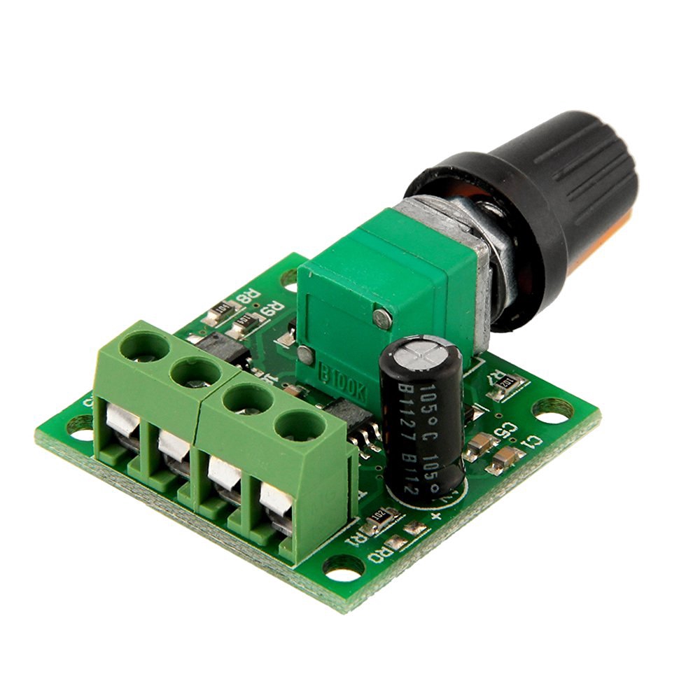 Bộ điều khiển tốc độ động cơ DIYMORE 2A PWM 1803BK + cầu chì tự phục hồi DC 1.8V 3V 5V 6V