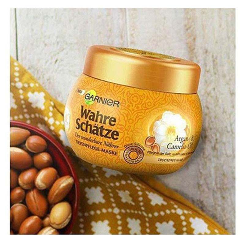 Kem ủ tóc Garnier Ultra Doux Marvellous Argan & Camellia Oil Mask