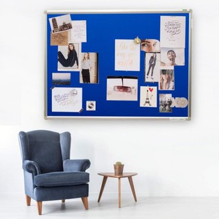 Bảng ghim nỉ treo tường 100 x 120 cm