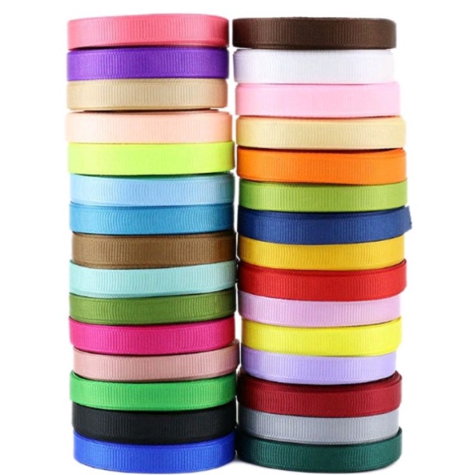 Cuộn 20 mét ruy băng gân 0.6cm nhiều màu
