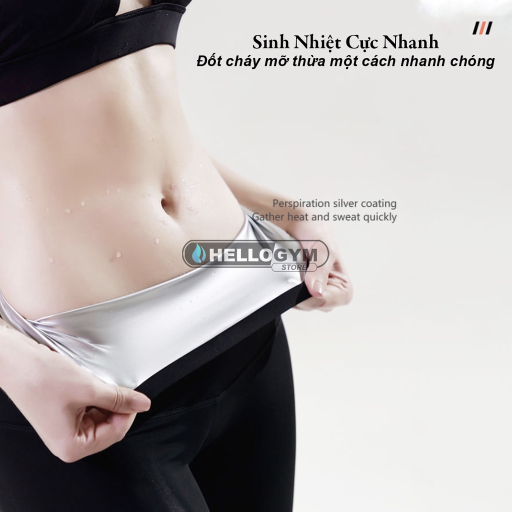(SIÊU SALE) Quần Legging Nữ Sinh Nhiệt, Đổ Mồ Hôi, Giảm Mỡ Bụng _ Hỗ Trợ Giảm Cân (Cỡ Ngắn/Đùi)
