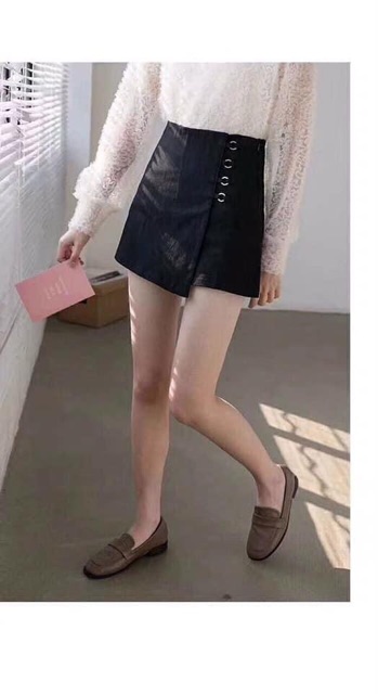Short váy vạt chéo phối 4 móc tròn | BigBuy360 - bigbuy360.vn