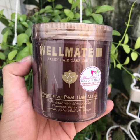 🌾Best Seller🎋 Kem ủ tóc siêu mượt Wellmate Vegetative Peat Hair Mask 1000ml