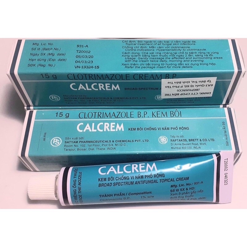 Kem bôi ngoài da Calcrem 15g