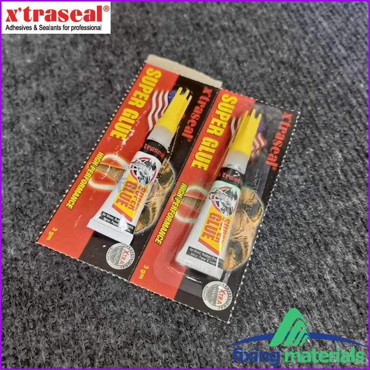 Bộ 10 vĩ keo con voi Super Glue, thương hiệu X'traseal (SX tại Malaysia)