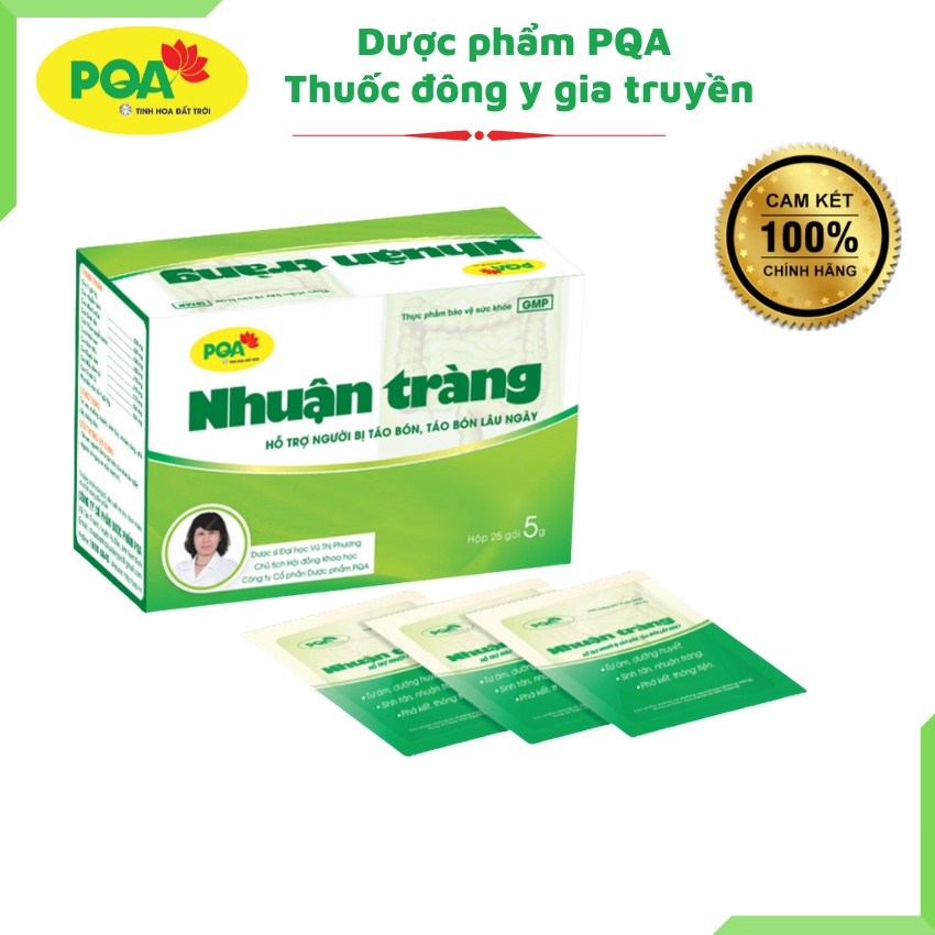 Nhuận Tràng PQA - Táo bón lâu ngày, táo bón sau sinh