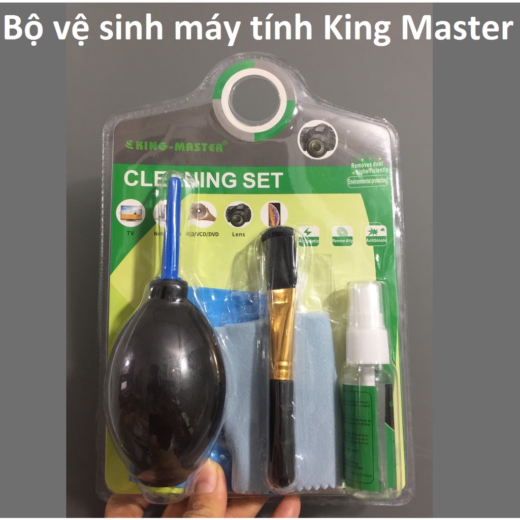 Bộ vệ sinh máy tính / máy ảnh/ điện thoại King Master