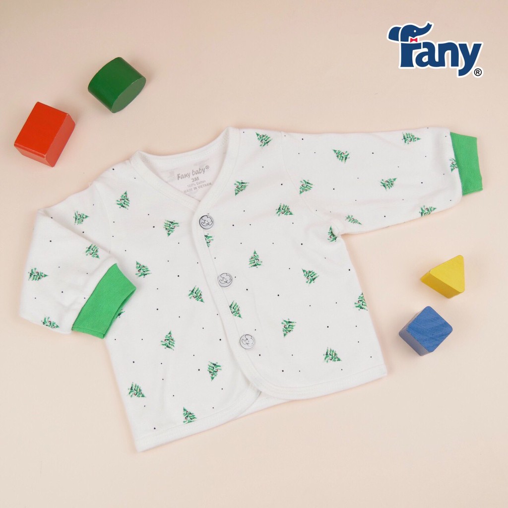 [CAO CẤP] Áo Khoác Tay Dài Cotton In Rơi Fany Cho Bé (Sơ Sinh-12kg)