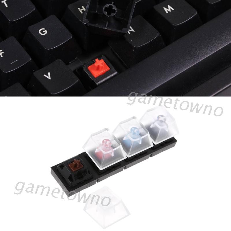 Bàn Phím Cơ Wili 4 Màu Trong Mờ / Xanh Dương / Đỏ / Nâu Cho Cherry Mx