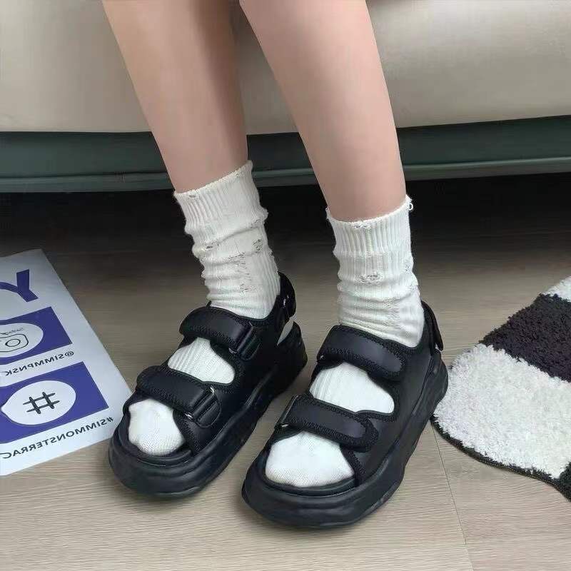 Giày Sandal Đế Xuồng Chống Trượt Thời Trang Dành Cho Nữ