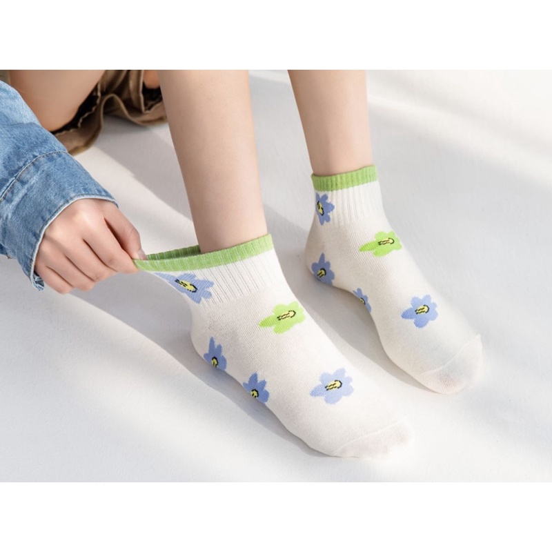 Vớ tất cổ ngắn hoa mặt trời gấu wow