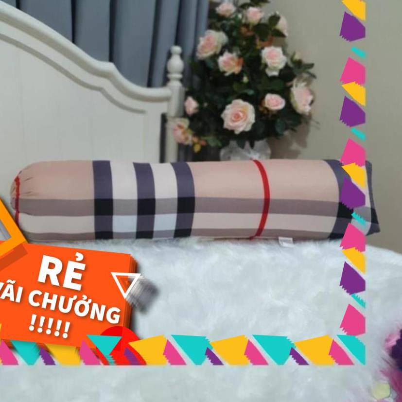 D Sale vỏ gối ôm poly cotton size người lớn kích thước 35x105cm mẫu ngẫu nhiên