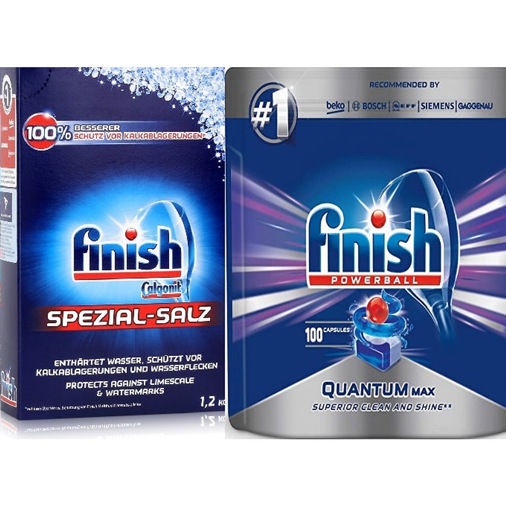 Viên rửa bát Finish Quantum 100 viên